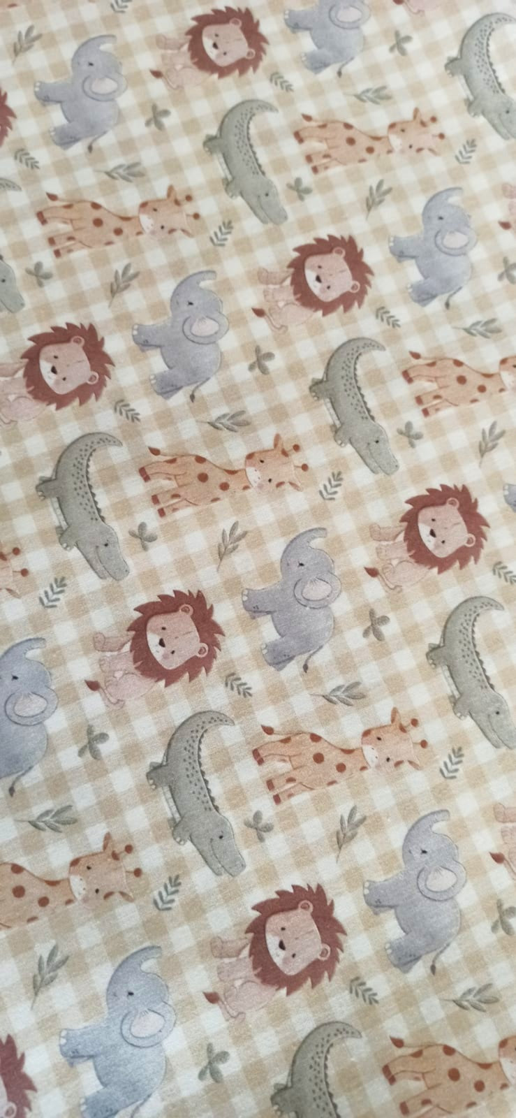 animales fondo vichy lado