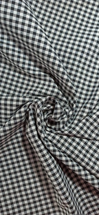 Vichy Negro 5mm - tela de algodón ancho 1,60m