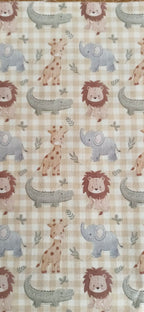 animales fondo vichy