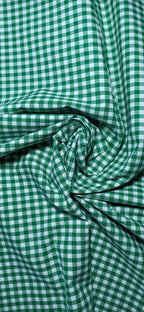 Vichy Verde 5mm - tela de algodón ancho 1,60m

