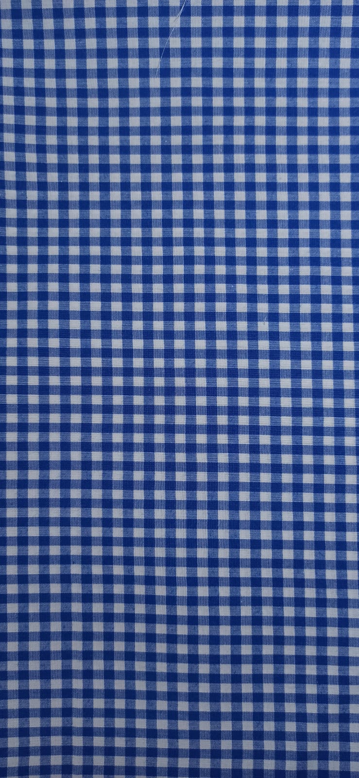 Vichy Azul 5mm - tela de algodón ancho 1,60m