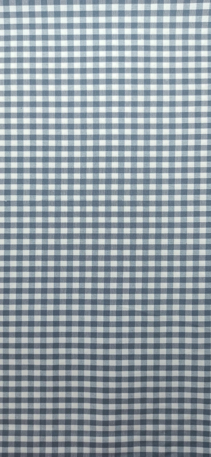 Vichy Gris 5mm - tela de algodón ancho 1,60m