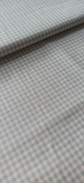 Tela de algodón cuadros vichy verde agua 5 mm - ancho 2,80 m