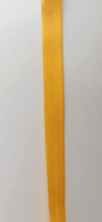 Cinta bies amarillo mostaza 18mm