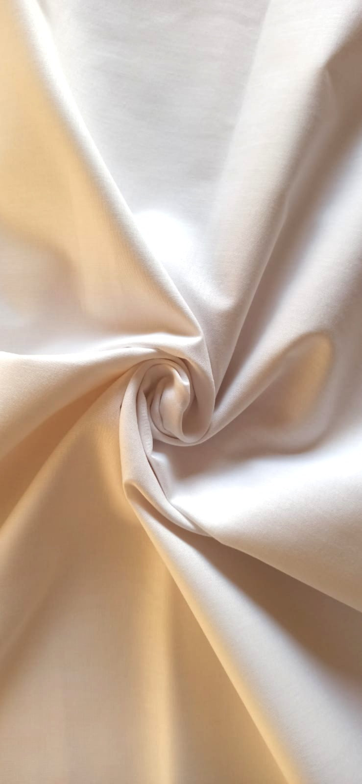 Algodón Liso Blanco Natural - tela de algodón ancho 1,40m