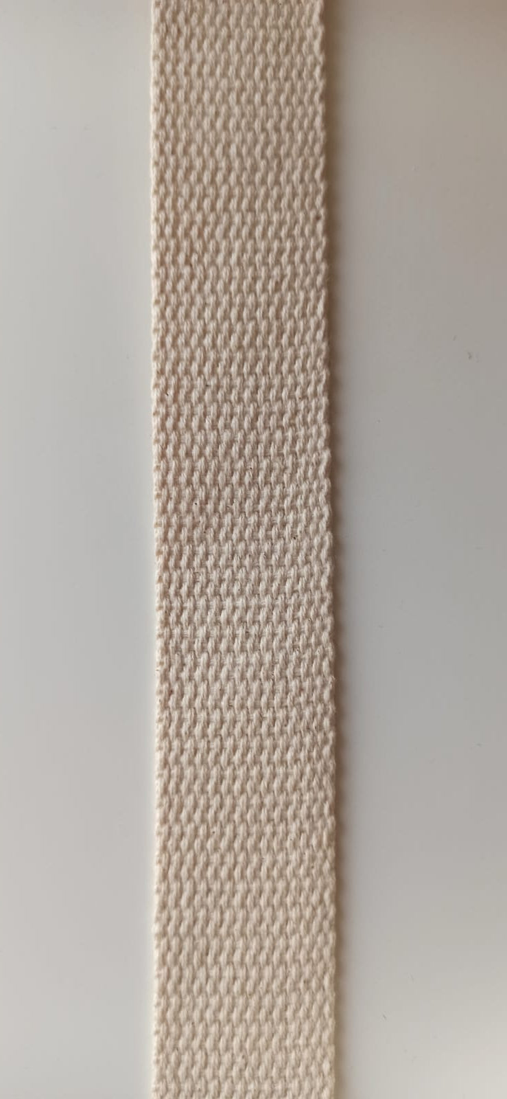 Cinta de mochila crema 30mm