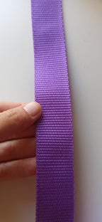Cinta de polipropileno lila 30mm detalle
