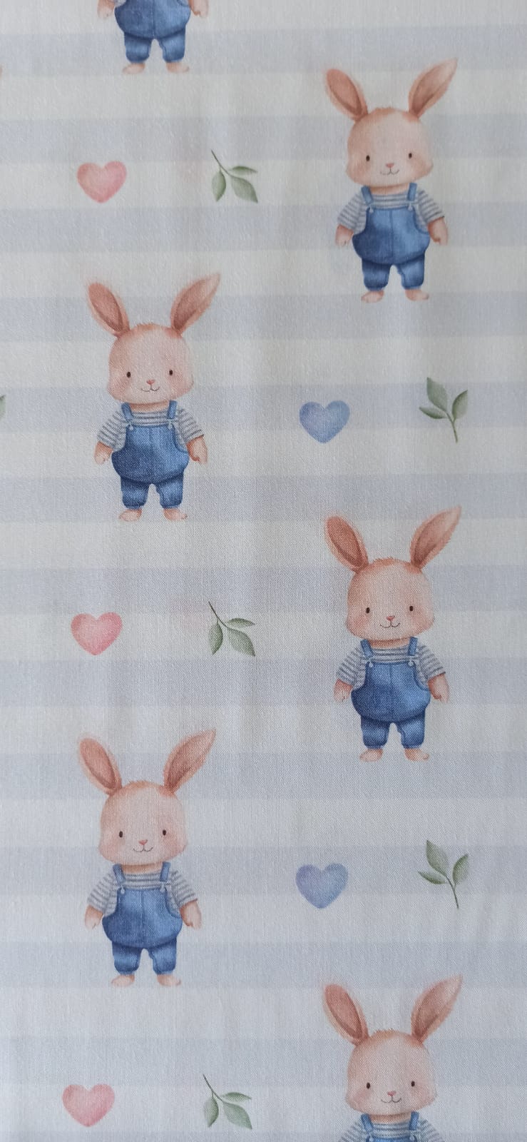 Algodón conejitos baby textura