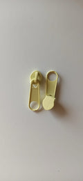 Cursor de cremallera amarillo malla 5 - dos unidades