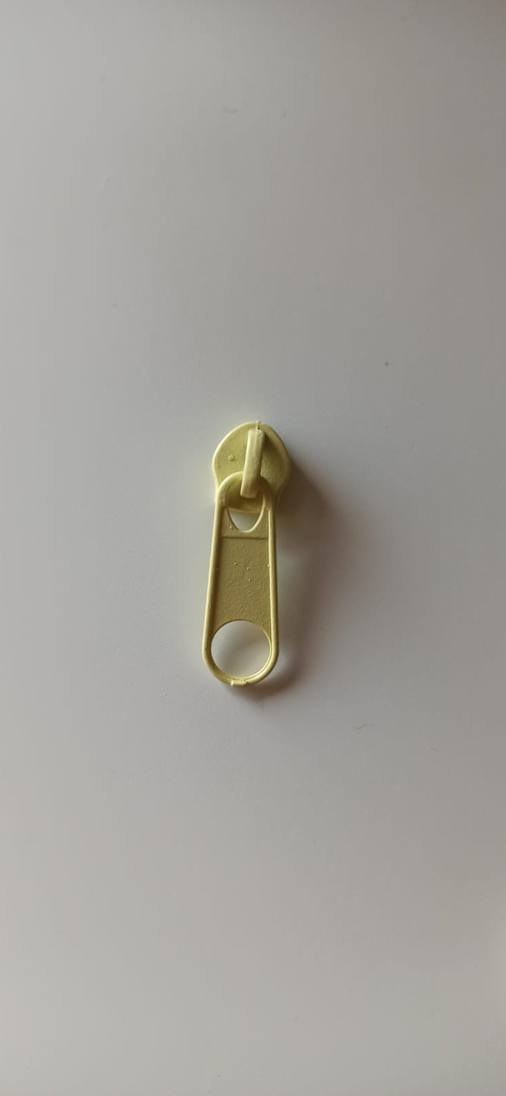 Cursor de cremallera amarillo malla 5