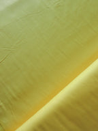 Tela de algodón liso amarillo - ancho 1,40 m