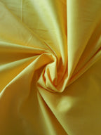 Tela de algodón liso amarillo - ancho 1,40 m