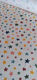 Estampado de estrellas multicolor