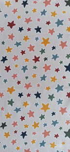 Vista de la tela de algodón Estrellas de Colores