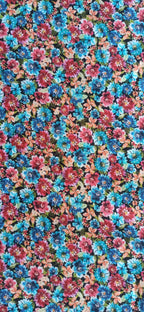 Algodón Floral - tela de algodón ancho 1,40m