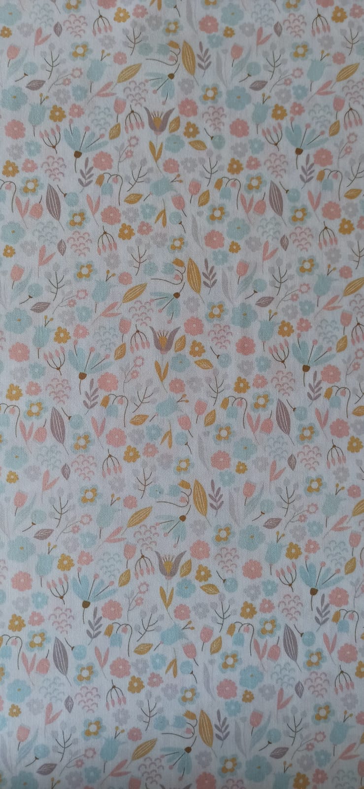 Algodón flores dulces pastel rollo