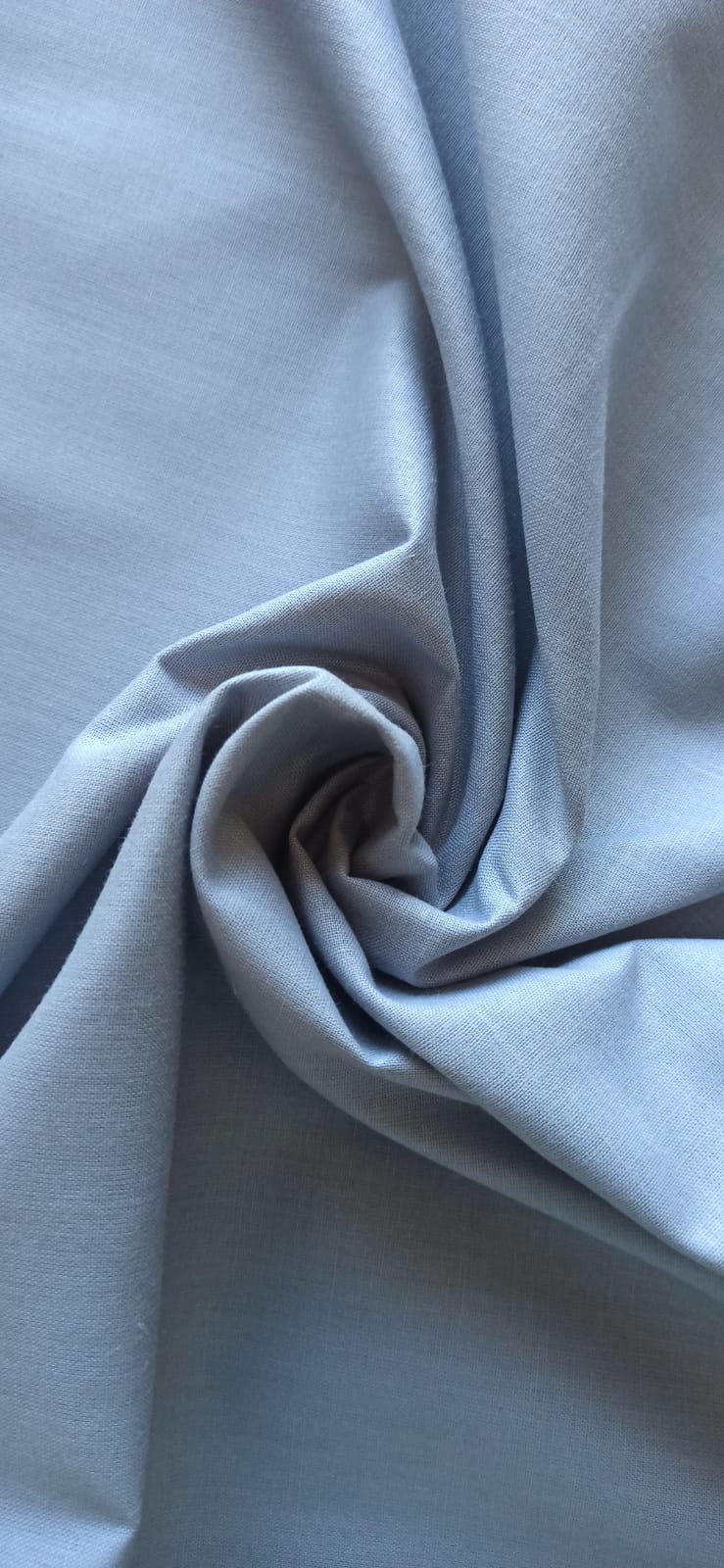 Tela de algodón liso gris - ancho 1,40 m