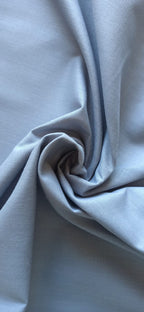 Tela de algodón liso gris - ancho 1,40 m
