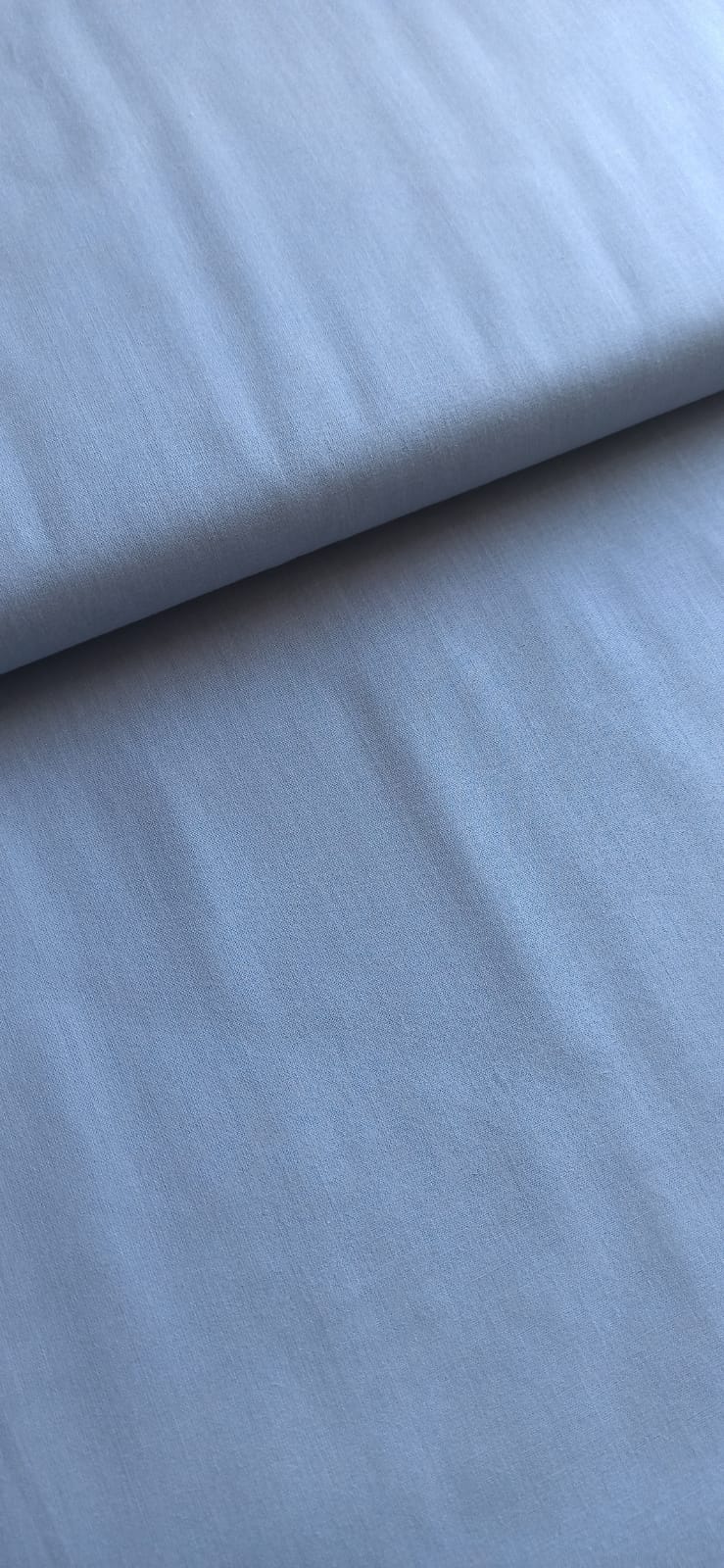 Tela de algodón liso gris - ancho 1,40 m