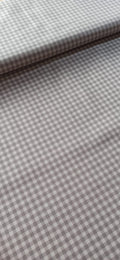 Algodón Cuadros Gris 5 mm - tela de algodón ancho 1,40m