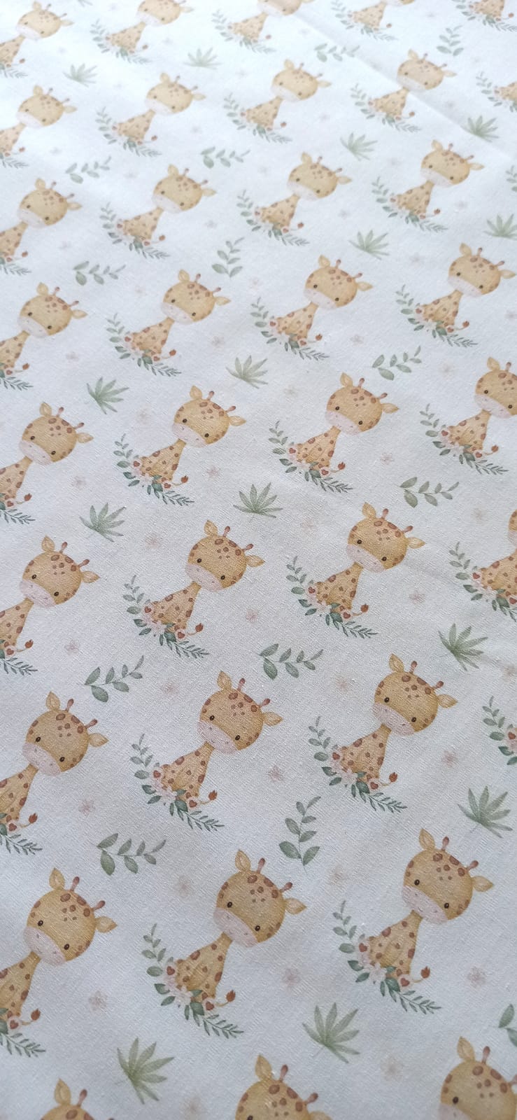 Tela Algodón Infantil Jirafas Dulces - tela de algodón ancho 1,40m