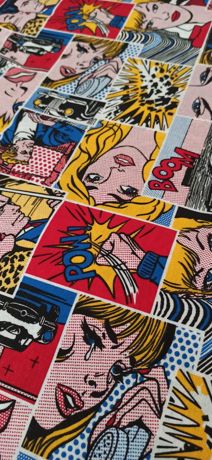 Loneta Cómic Pop Art