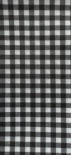 Loneta Vichy 1 cm Negro - tela estampada ancho 2,80m