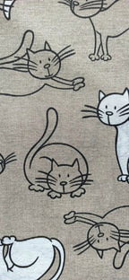Loneta Gatitos - tela estampada ancho 2,80m