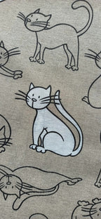 Loneta Gatitos - tela estampada ancho 2,80m