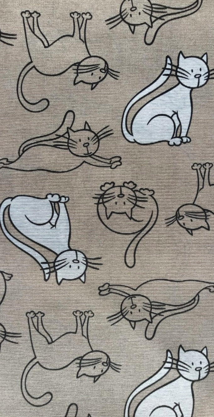 Loneta Gatitos - tela estampada ancho 2,80m