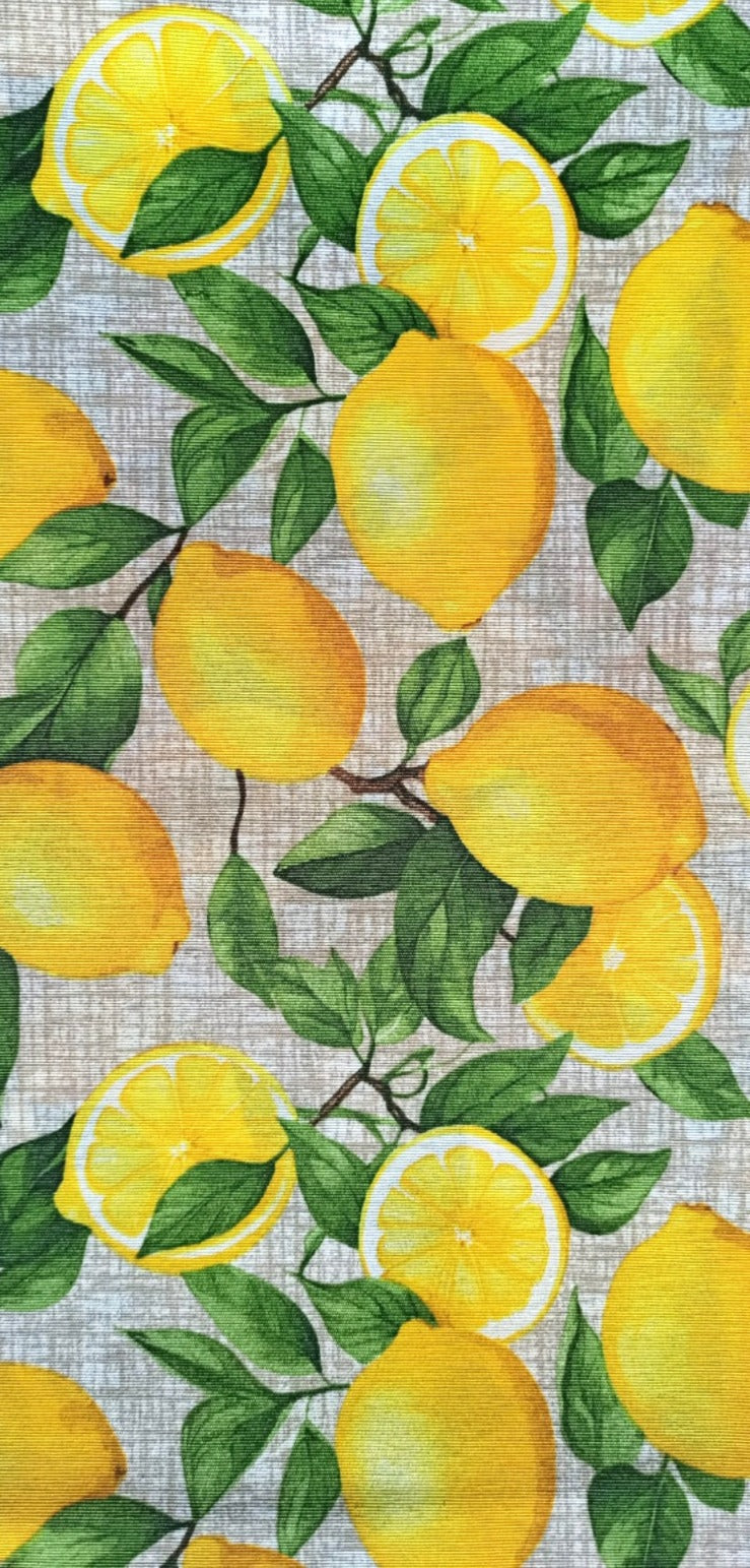 Loneta Limones Digital - tela estampada ancho 2,80m