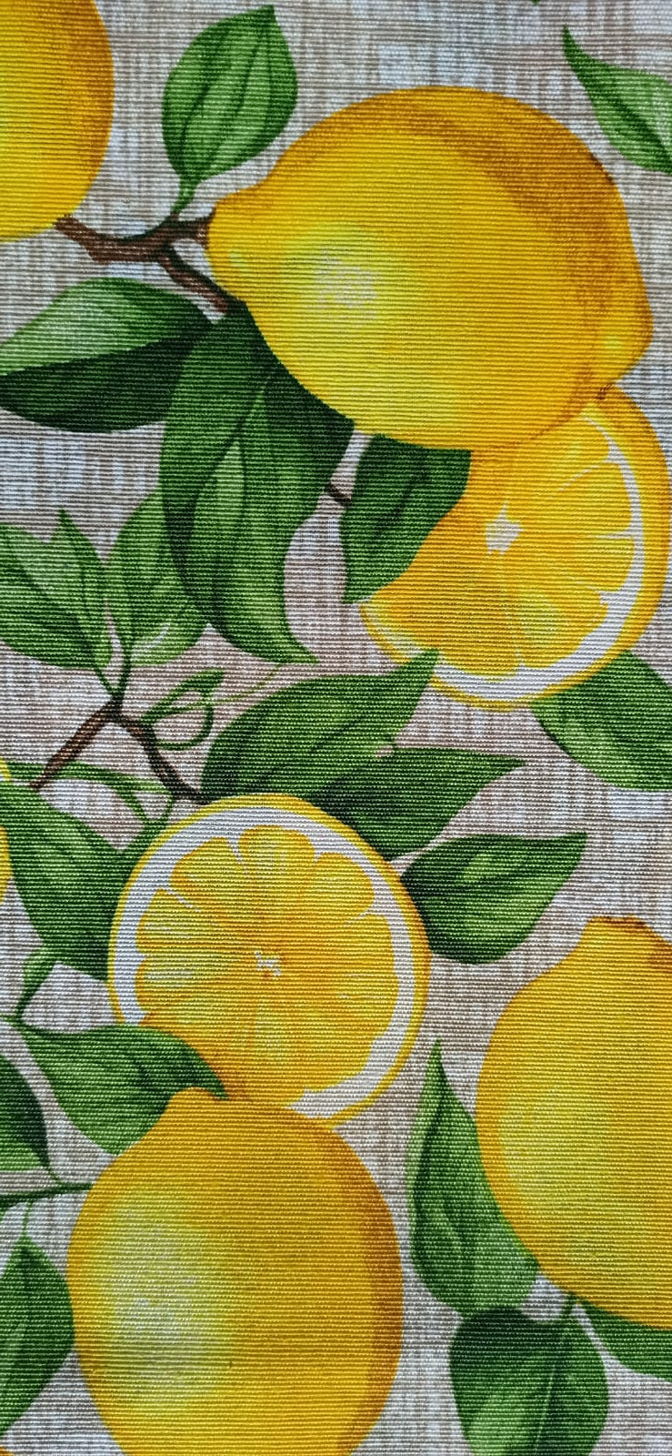 Loneta Limones Digital - tela estampada ancho 2,80m