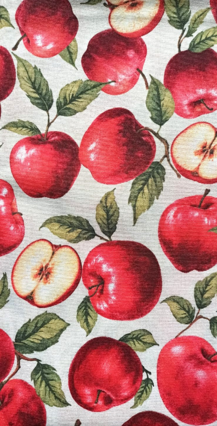 Loneta Manzana Roja Digital - tela estampada ancho 2,80m