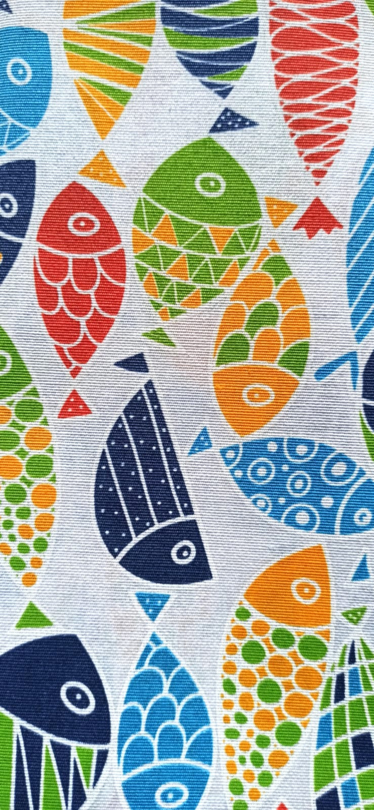 Loneta Peces Colores - tela estampada ancho 2,80m