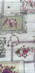 Loneta Romántica Vintage - tela estampada ancho 2,80m