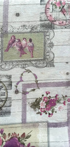 Loneta Romántica Vintage - tela estampada ancho 2,80m