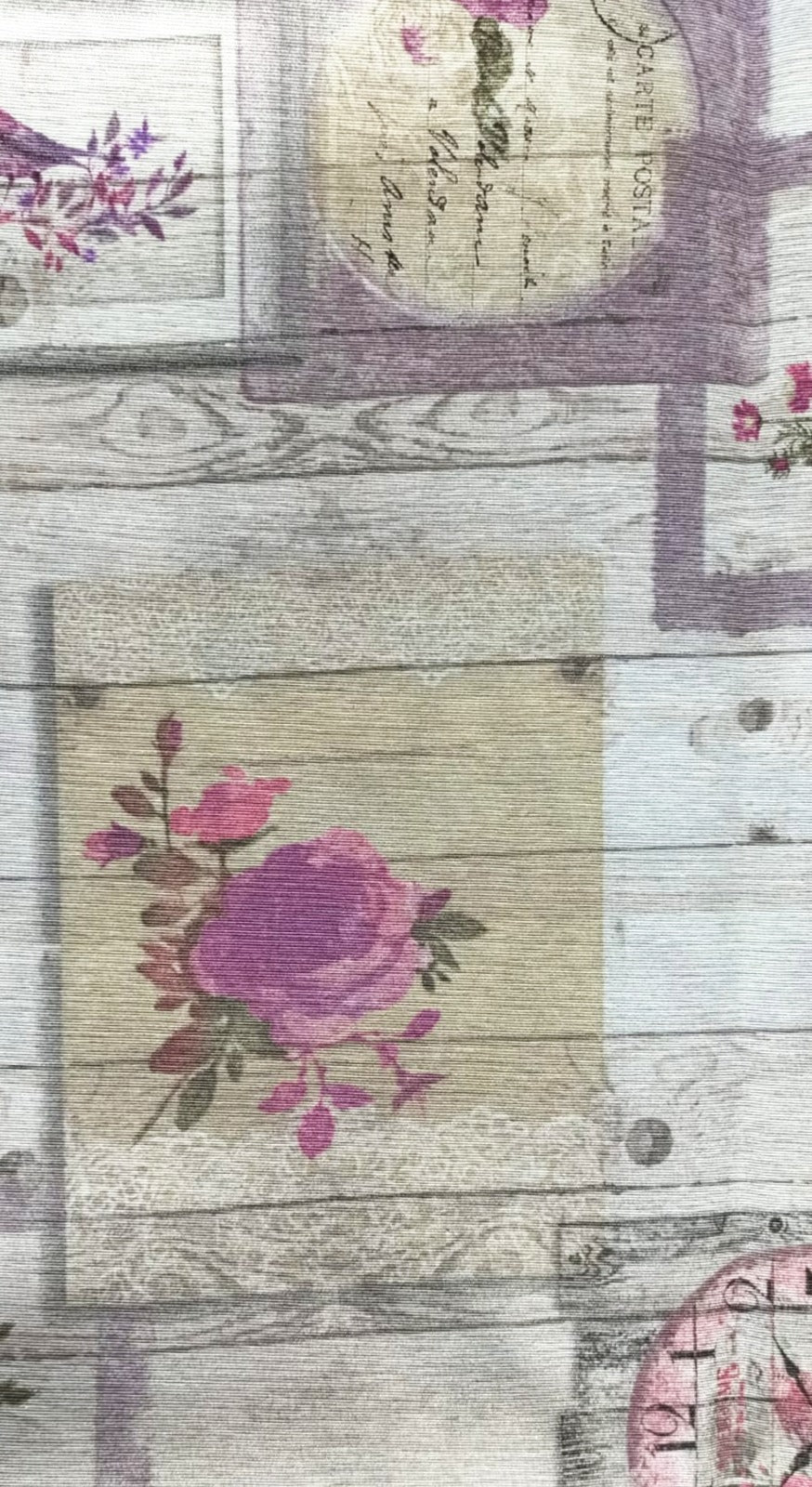 Loneta Romántica Vintage - tela estampada ancho 2,80m