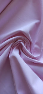 Tela de algodón liso rosa bebé - ancho 1,40 m