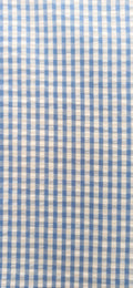 Tela vichy seersucker azul bebé y blanco 5 mm - ancho 1,48 m