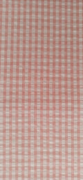 Tela vichy seersucker rosa bebé y blanco 5 mm - ancho 1,48 m
