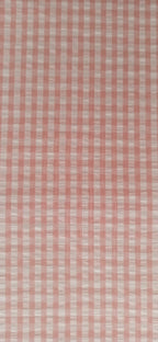 Tela vichy seersucker rosa bebé y blanco 5 mm - ancho 1,48 m
