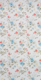 Algodón Floral Liberty Fondo Natural - tela de algodón ancho 1,40m