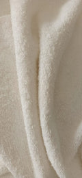 Tela de toalla rizo blanca certificado Oeko-Tex - ancho 1,55 m