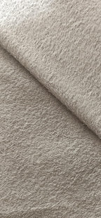 Retal de toalla rizo gris clara - 1,15 x 1,55 m