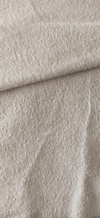 Retal de toalla rizo gris clara - 1,15 x 1,55 m