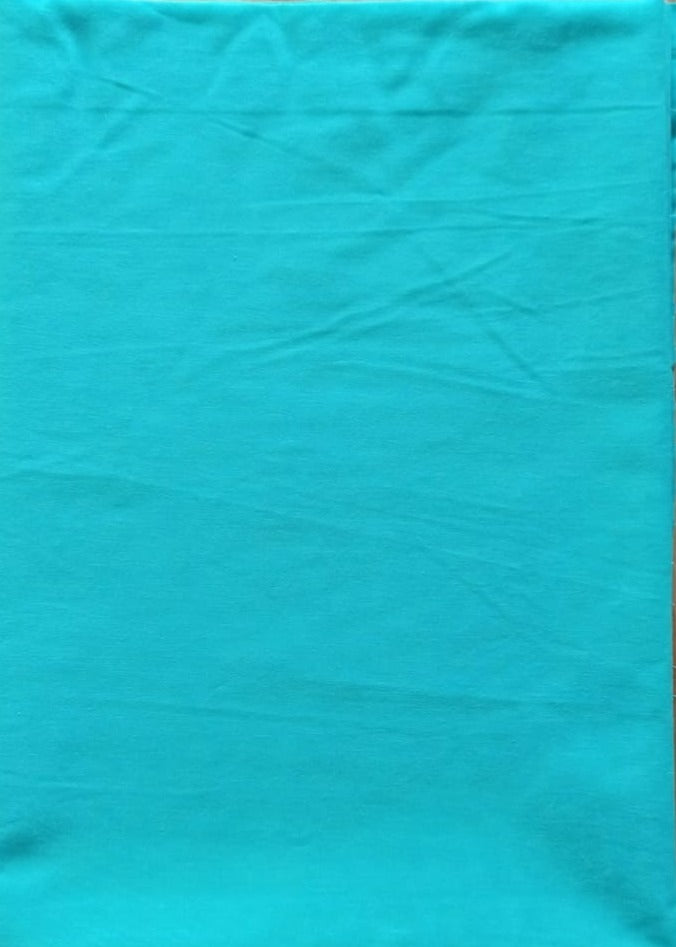 Algodón Liso Turquesa Intenso - tela de algodón ancho 1,40m