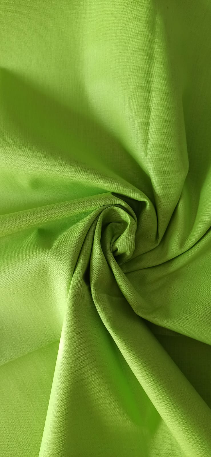 Algodón Liso Verde Manzana - tela de algodón ancho 1,40m