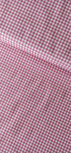 Algodón vichy cuadros 3 mm rojo teja y blanco ancho 1,40 m
