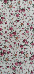Retal de algodón estampado rosas románticas - 0,60 x 1,37 m