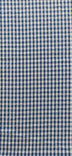 Tela vichy seersucker azul marino y blanco 5 mm - ancho 1,48 m